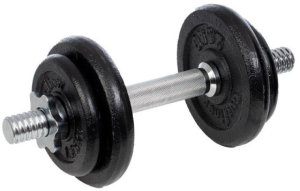 10KG CAST IRON DUMBBELL SET 1