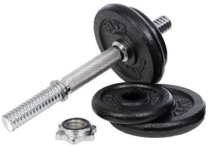 10KG CAST IRON DUMBBELL SET 3