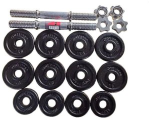 15KG CAST IRON DUMBBELL SET 1