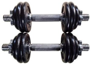 15KG CAST IRON DUMBBELL SET 3