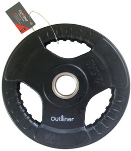 RUBBER PLATE WITH HANDLE CUT 2.5KG 1