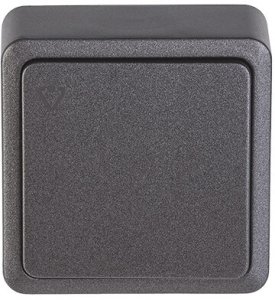 SWITCH P110-010V OV PLAST 1BUT ANTHR SL+ 1