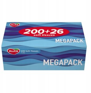 TISSUES RUTA WHITE FAMILY PACK BRICK 2SL 2