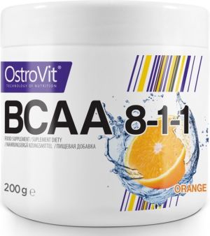 OstroVit BCAA 8-1-1 pomarańcza 200g 1