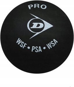SQUASH BALL DUNLOP PRO 2 YELLOW DOTS 2