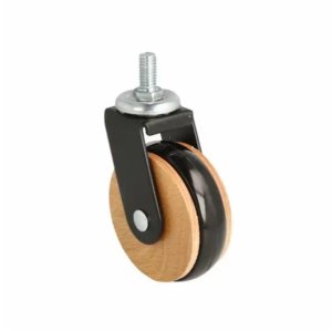 CASTOR 62MM HADRIAN WOOD/BLACK 1