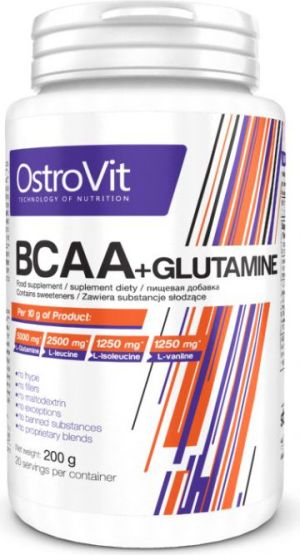 OstroVit BCAA + Glutamine Naturalny 200g 1