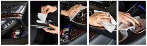 AUTOLAND DAMP CAR DASHBOARD WIPES SHINE 4