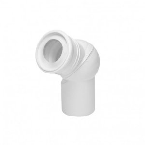 TOILET ELBOW 671 ADJUSTABLE 110MM WHITE 3