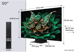 Telewizor TCL 50C7K Mini LED 50'' 4K Ultra HD Google TV 2