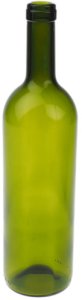 BOTTLE GLASS 0.75L SET OLIV NO CAP 8PCS 1