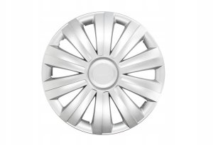WHEEL COVER AUTOSERIO SNAKE R15 SILVER 2