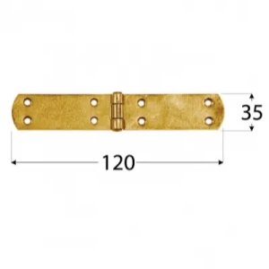 Domax HINGE 8071 120X35X2.5MM ZINC 3