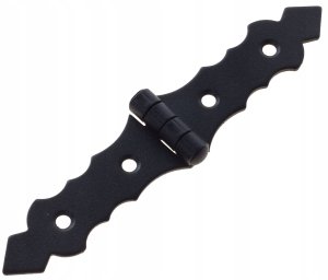GATE HINGE DEC ZOF200 200X34X2.0 BLACK 1