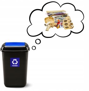 Kosz na śmieci Plafor BIN 28 L- BLUE 6