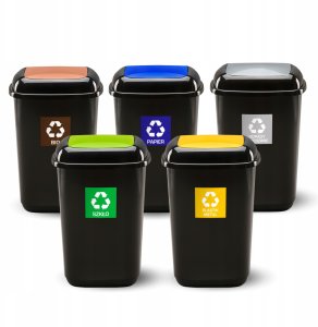 Kosz na śmieci Plafor BIN 28 L- BLUE 7