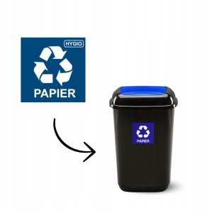 Kosz na śmieci Plafor BIN 28 L- BLUE 8