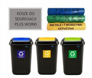 Kosz na śmieci Plafor BIN 12 L YELLOW 3