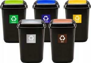 Kosz na śmieci Plafor BIN 12 L SILVER 5