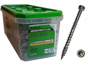 TERRACE SCREWS ESS T20 MAX 4.8X75 CS 250 2