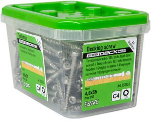 TERRACE SCREWS ESS T20 MAX 4.8X55 A2 250 2