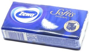 NOSE DISPOSABLE ZEWA SOFTIS 1X9 2