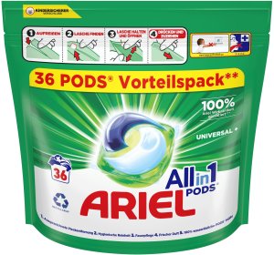 CAPS WASHING ARIEL MS UNIVERSAL+ 36PCS 1