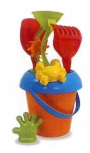 20 CM. DIAM. BUCKET SET + SAND MILL 2