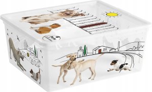 STORAGE BOX 40X34X17CM 18L ANIMALS 1