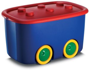STORAGE BOX KIS FUNNY BOX BLUE-RED 1