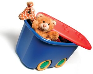 STORAGE BOX KIS FUNNY BOX BLUE-RED 4