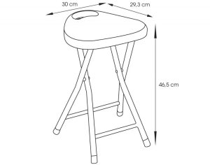 FOLDING BATHROOM CHAIR CO75 02 4