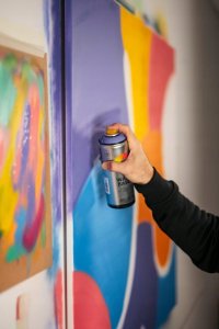 PAINT AEROSOL BLACK RV-9011 400ML 6