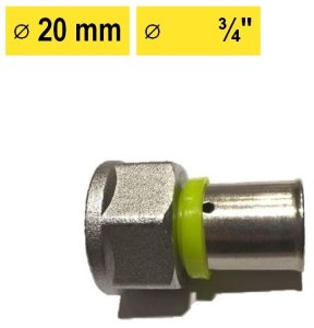 FEMALE COUPLING 20 X 2,00 -3/4F 2