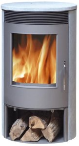 STOVE TARTU 5 BLACK+SOAPSTONE FINISH 1