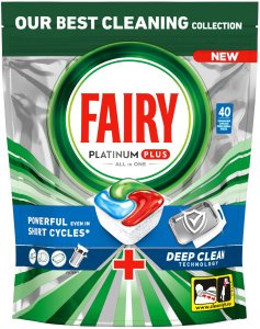 CAPS DISHW FAIRY PLATPLUSDEEPCLEAN 40PCE 1