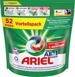 CAPS WASHING ARIEL UNIVERSAL 52PCE 1