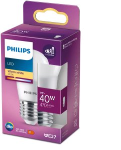 Philips LED 40W P45 E27 WW FR ND 1PF/10 2