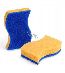 SCOURERS SOFT 11X7X2.5CM CELLULOSE 2PCE 2