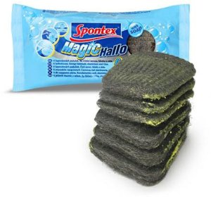 Spontex SCOURERS METAL WITH SOAP HALLO 6PCS 2