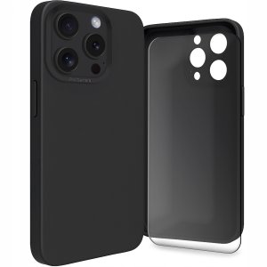 Etui do Apple iPhone 13 Pro Max (Osłona Kamery, Czarne, Plecki)   Szkło 9H 1