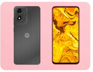 Etui Do Moto E14 / G04 / G24 / G24 Power (Czerwone, Matowe, Plecki)   Szkło 4