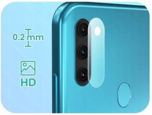 3-PAK Szkło Na Aparat Do Samsung Galaxy M11 (Hartowane, Na Obiektyw, 9H) 2