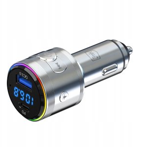 Accessories - 3mk Hyper Car Power Transmitter 48W QC PD PPS USB 1C1A Silver 5