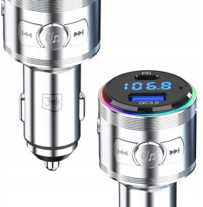 Accessories - 3mk Hyper Car Power Transmitter 48W QC PD PPS USB 1C1A Silver 9