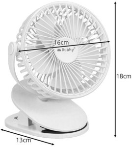 Wentylator bezprzewodowy biały Ruhhy 25566 3