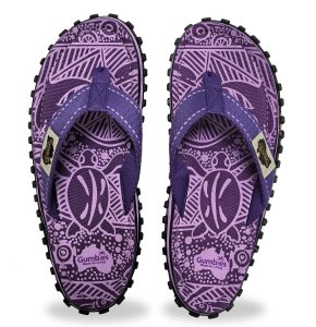 Gumbies japonki ISLANDER FLIP-FLOPS UNISEX PURPLE SIGNATURE 38 1