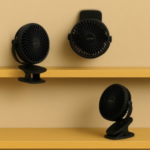 Wentylator bezprzewodowy czarny Ruhhy 25567 12