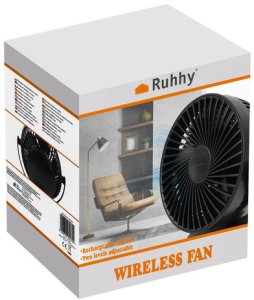 Wentylator bezprzewodowy czarny Ruhhy 25567 4
