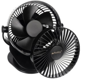 Wentylator bezprzewodowy czarny Ruhhy 25567 8
